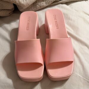Steve Madden Blush Pink Mules